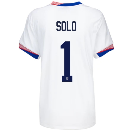 USA Hope Solo 2024 Home Women's Stadium Soccer Jersey - Click Image to Close