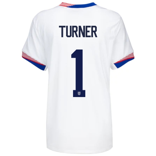 USA Matt Turner 2024 Home Women's Stadium Soccer Jersey