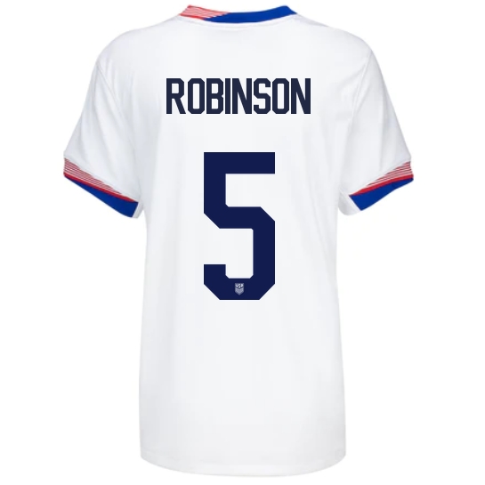USA Antonee Robinson 2024 Home Women's Stadium Soccer Jersey