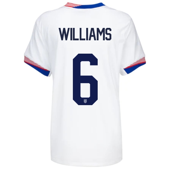 USA Lynn Williams 2024 Home Women's Stadium Soccer Jersey