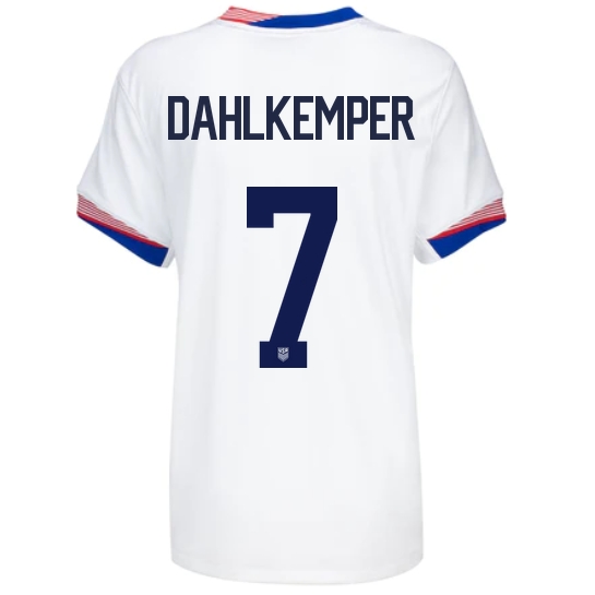 USA Abby Dahlkemper 2024 Home Women's Stadium Soccer Jersey - Click Image to Close