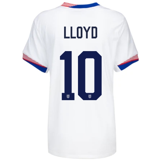 USA Carli Lloyd 2024 Home Women's Stadium Soccer Jersey - Click Image to Close