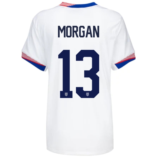 USA Alex Morgan 2024 Home Women's Stadium Soccer Jersey