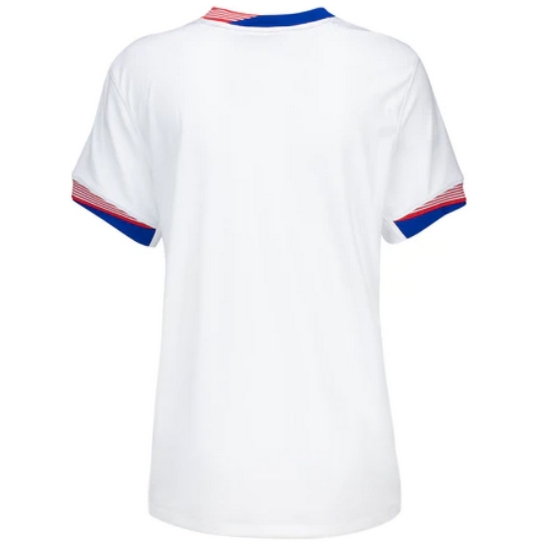 USA Blank 2024 Home Women's Stadium Soccer Jersey - Click Image to Close