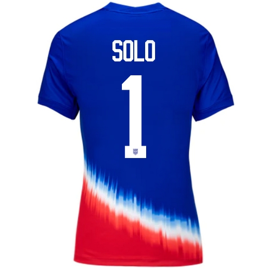USA Hope Solo 2024 Away Women's Stadium Soccer Jersey - Click Image to Close