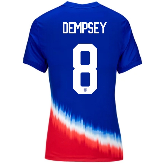 USA Clint Dempsey 2024 Away Women's Stadium Soccer Jersey - Click Image to Close