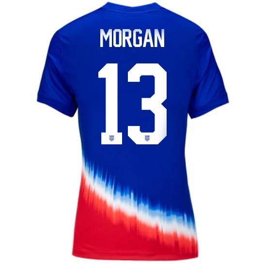 USA Alex Morgan 2024 Away Women's Stadium Soccer Jersey