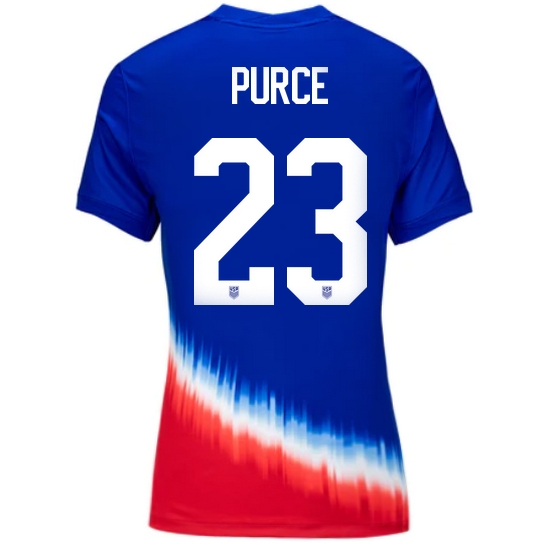 USA Margaret Purce 2024 Away Women's Stadium Soccer Jersey