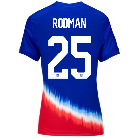 USA Trinity Rodman 2024 Away Women's Stadium Soccer Jersey