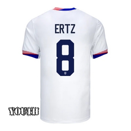 USA Julie Ertz 2024 Home Youth Stadium Soccer Jersey - Click Image to Close