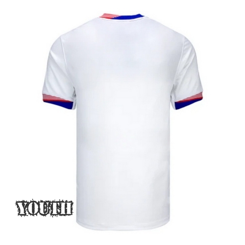 USA Blank 2024 Home Youth Stadium Soccer Jersey