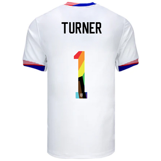 USA 2024/25 Matt Turner Home Pride Men's Soccer Jersey
