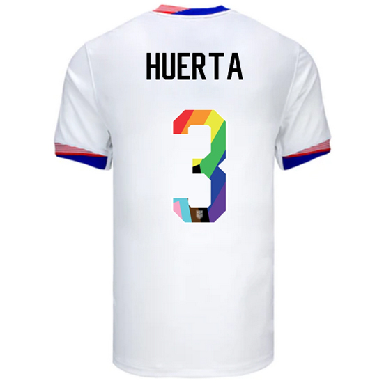 USA 2024/25 Sofia Huerta Home Pride Men's Soccer Jersey