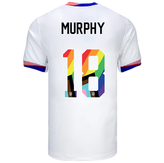 USA 2024/25 Casey Murphy Home Pride Men's Soccer Jersey