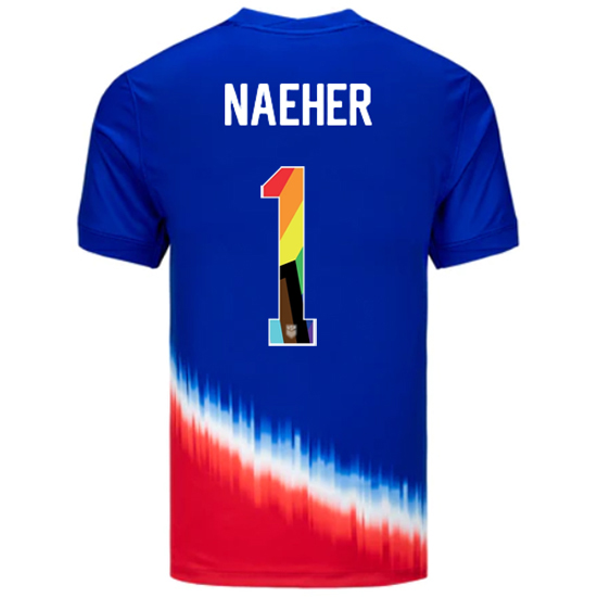 USA 2024/25 Alyssa Naeher Away Pride Men's Soccer Jersey