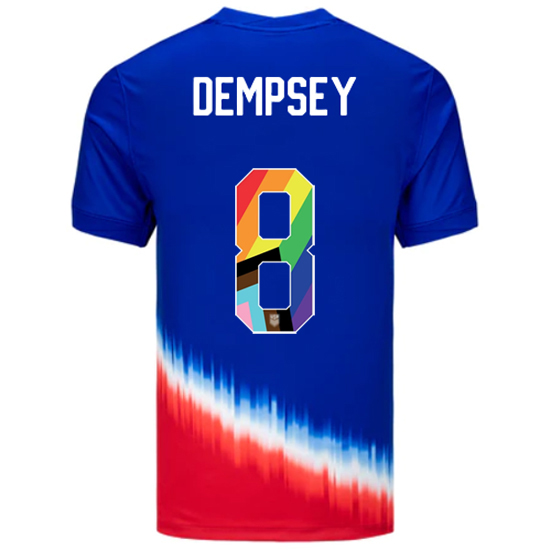 USA 2024/25 Clint Dempsey Away Pride Men's Soccer Jersey