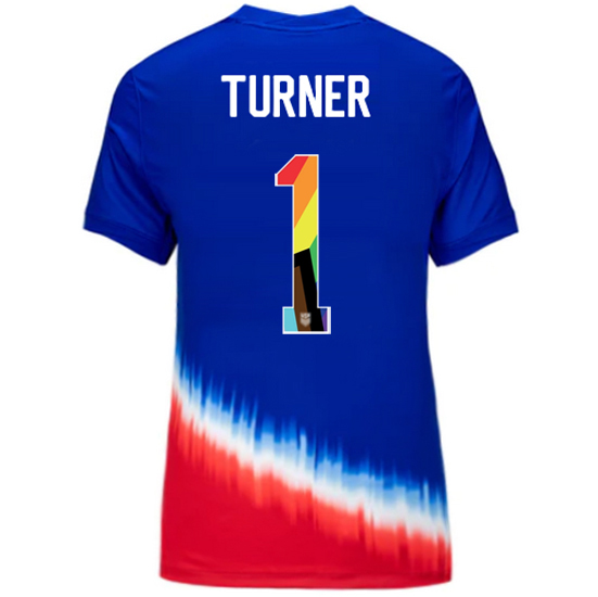 USA 2024/25 Matt Turner Away Pride Women's Soccer Jersey