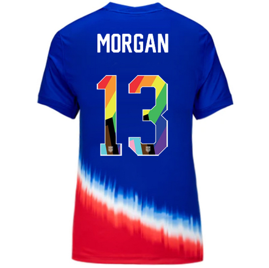 USA 2024/25 Alex Morgan Away Pride Women's Soccer Jersey