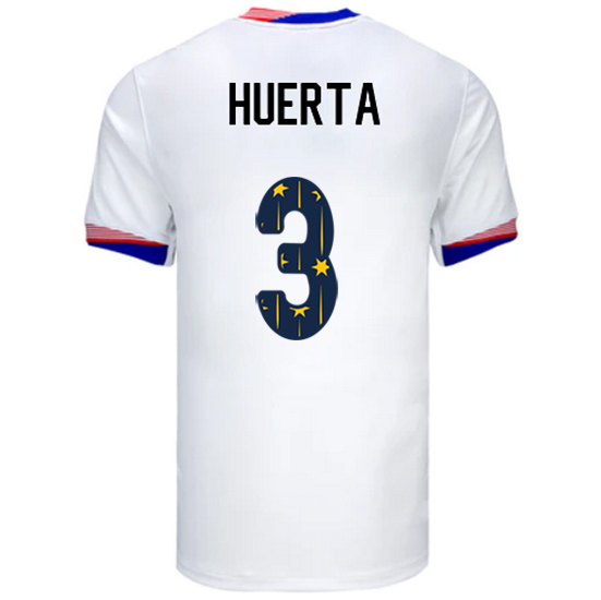 USA 2024/25 Sofia Huerta Home Men's Jersey Stars Number