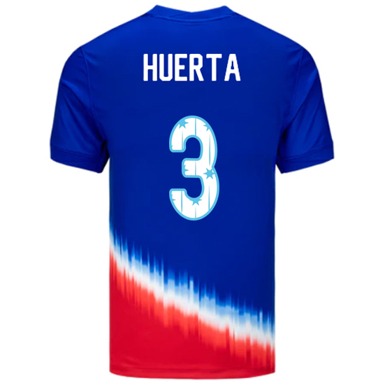 USA 2024/25 Sofia Huerta Away Men's Jersey Stars Number