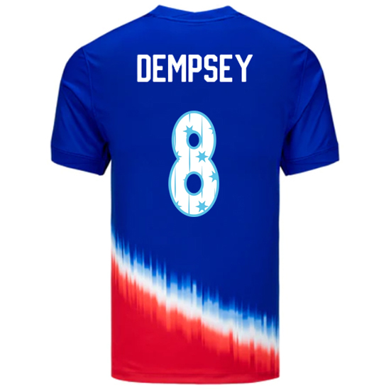 USA 2024/25 Clint Dempsey Away Men's Jersey Stars Number