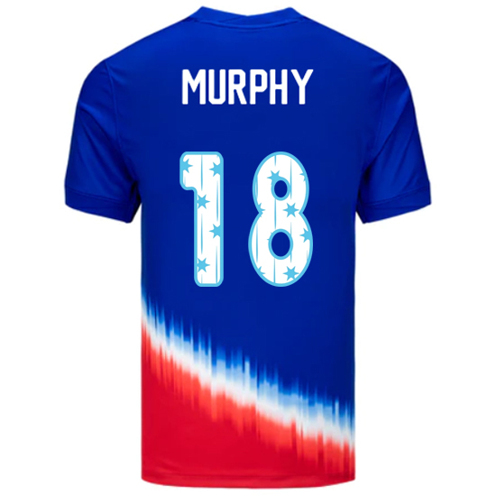 USA 2024/25 Casey Murphy Away Men's Jersey Stars Number