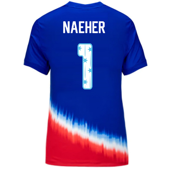 USA 2024/25 Alyssa Naeher Away Women's Jersey Stars Number