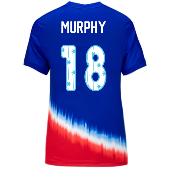 USA 2024/25 Casey Murphy Away Women's Jersey Stars Number