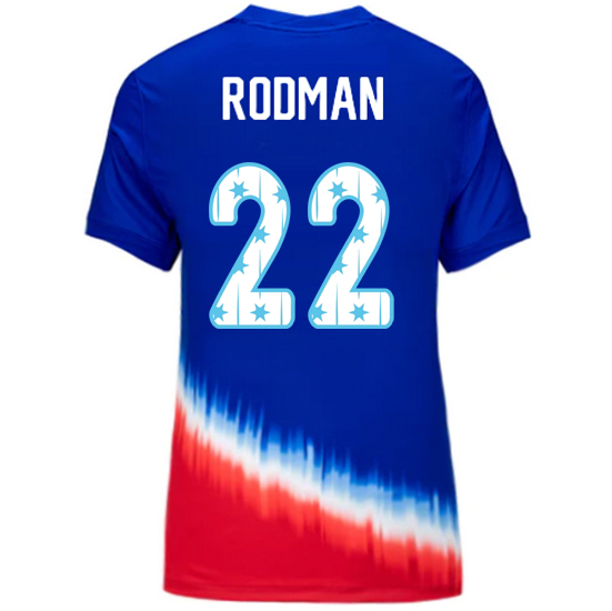 USA 2024/25 Trinity Rodman Away Women's Jersey Stars Number