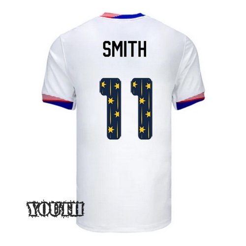 USA 2024/25 Sophia Smith Home Youth Jersey Stars Number