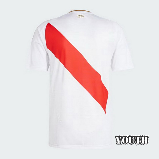 2024 Peru Team Home Youth Soccer Jersey
