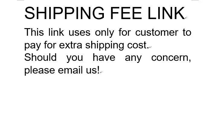 Extra Shipping Fee Link FedEx.