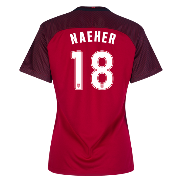 2017/2018 Alyssa Naeher Third Stadium Jersey #18 USA Soccer - Click Image to Close