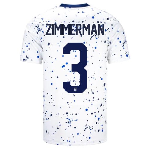 USA Walker Zimmerman 2023 Home Men's Stadium Soccer Jersey