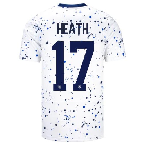 USA Tobin Heath 2023 Home Men's Stadium Soccer Jersey