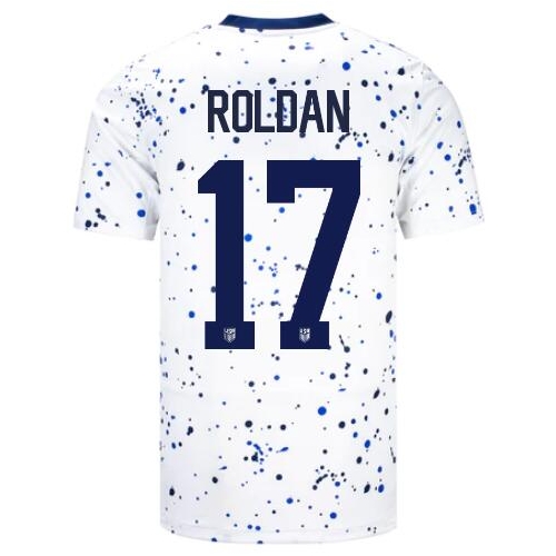 USA Cristian Roldan 2023 Home Men's Stadium Soccer Jersey