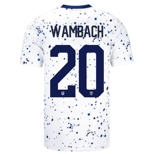 USA Abby Wambach 2023 Home Men's Stadium Soccer Jersey