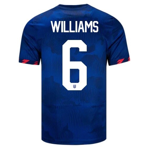 USA Lynn Williams 2023 Away Men's Stadium Soccer Jersey