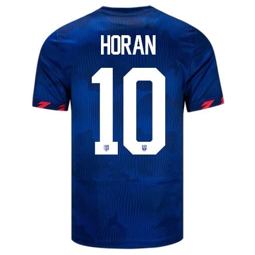 USA Lindsey Horan 2023 Away Men's Stadium Soccer Jersey