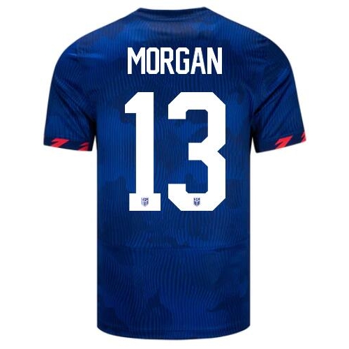 USA Alex Morgan 2023 Away Men's Stadium Soccer Jersey