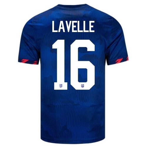 USA Rose Lavelle 2023 Away Men's Stadium Soccer Jersey