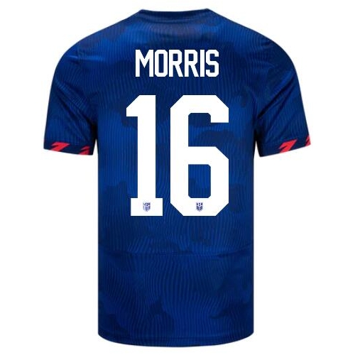 USA Jordan Morris 2023 Away Men's Stadium Soccer Jersey
