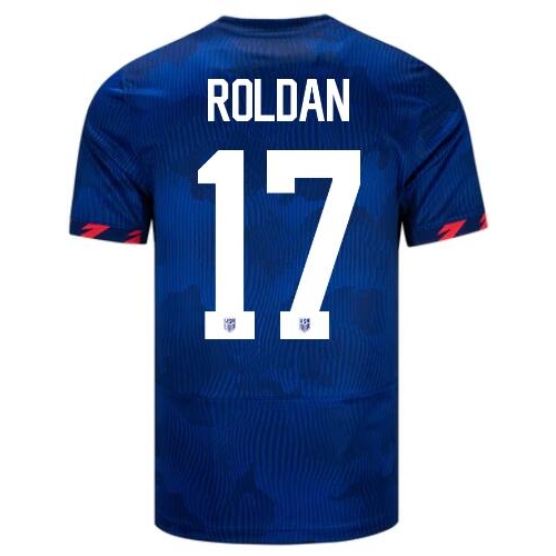 USA Cristian Roldan 2023 Away Men's Stadium Soccer Jersey