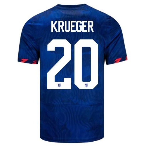 USA Casey Krueger 2023 Away Men's Stadium Soccer Jersey