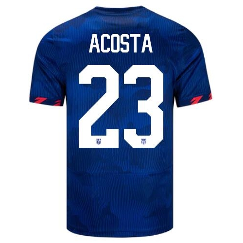 USA Kellyn Acosta 2023 Away Men's Stadium Soccer Jersey