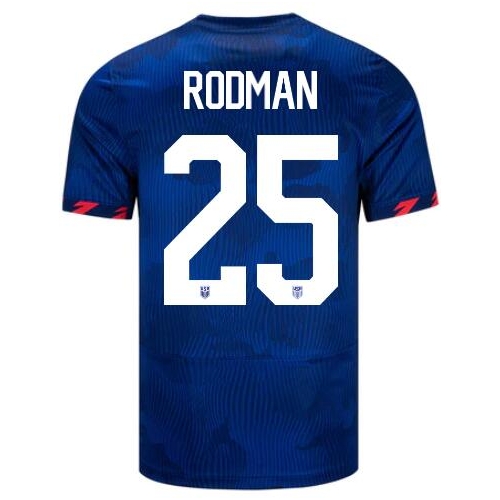 USA Trinity Rodman 2023 Away Men's Stadium Soccer Jersey
