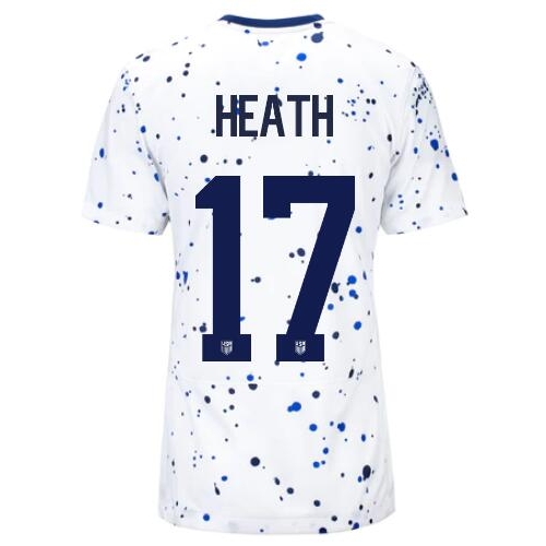 USA Tobin Heath 2023 Home Women's Stadium Soccer Jersey