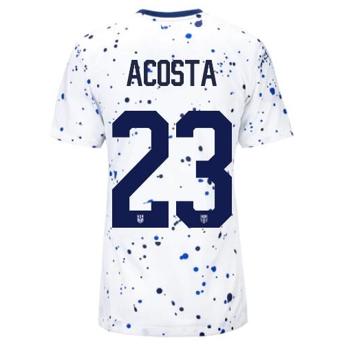 USA Kellyn Acosta 2023 Home Women's Stadium Soccer Jersey