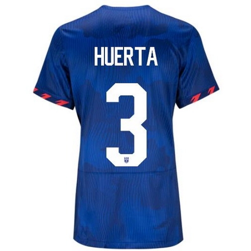 USA Sofia Huerta 2023 Away Women's Stadium Soccer Jersey