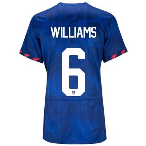 USA Lynn Williams 2023 Away Women's Stadium Soccer Jersey